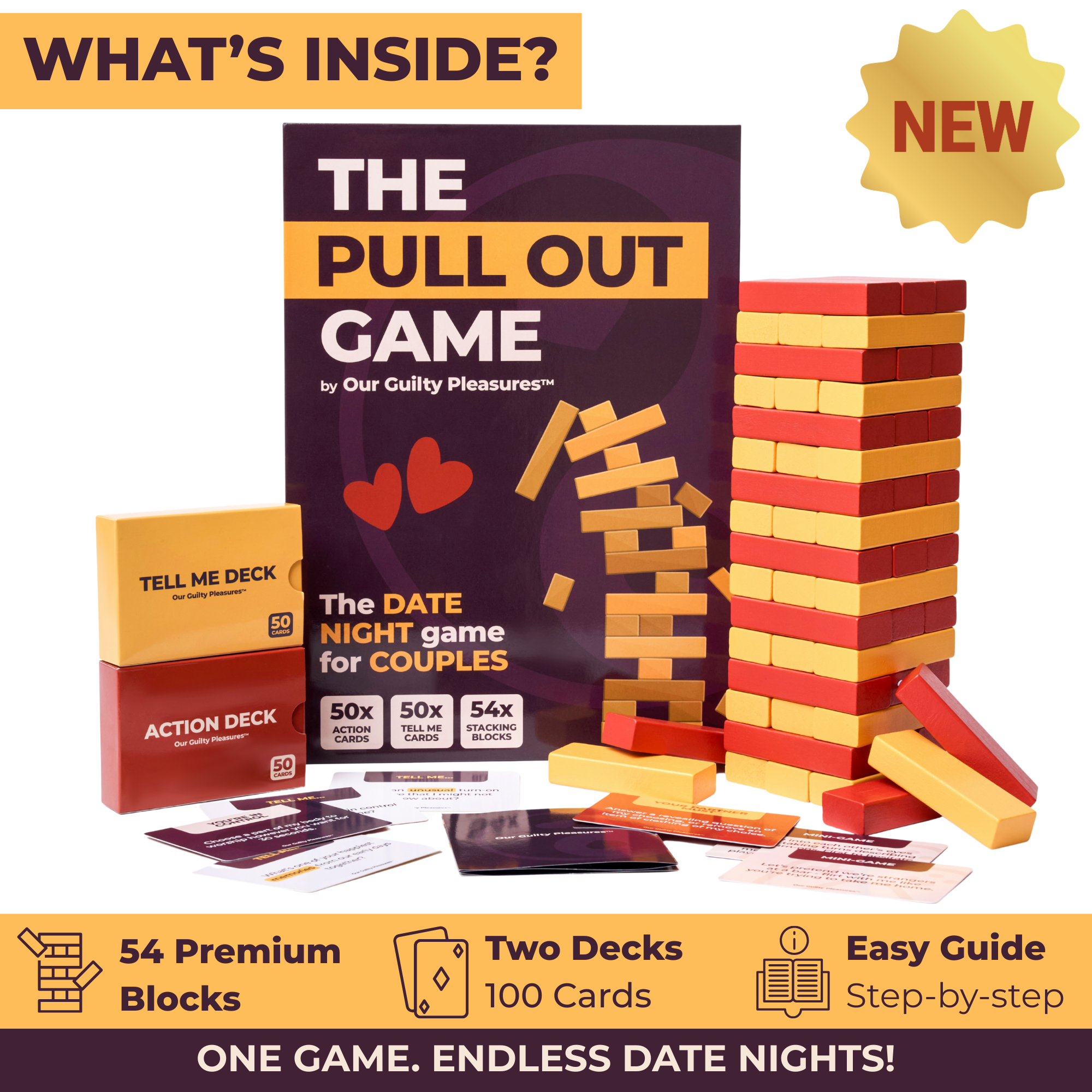 The Pull Out Game - Stacking Block Game For Couples